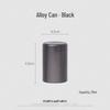 Compact Titanium-Aluminum Tea Storage Can: Small, Portable, and Sealed.