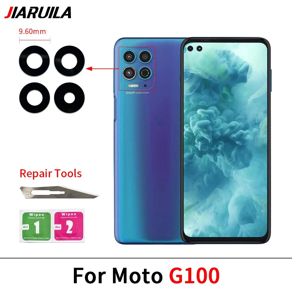 Camera Lens For Moto G85 G100 G200 G62 G60S G54 5G G52 G51 5G G41 G24 Power G14 Rear Back Camera Glass Lens With Glue Adhesive