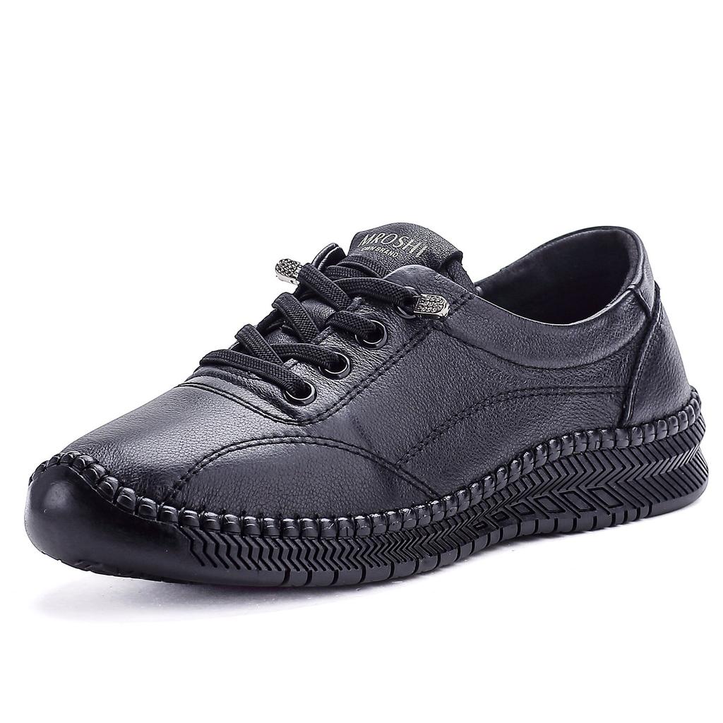 2026 spring new beef tendon sole women's shoes soft sole soft surface mother shoes genuine leather casual women's leather shoes