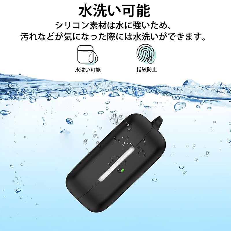 JXRICH For Sony WF-C510 Case Sony for Cover Fall Prevention Scratch Prevention Silicon Case Can Be Charged While Wearing Full Protection With