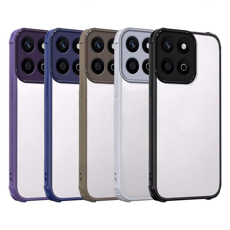 Shockproof Case For Honor X7C Hard Back Cover For Honor 200 Smart TPU + PC Bumper Protective Capa Clear Cases Honorx7c Coque