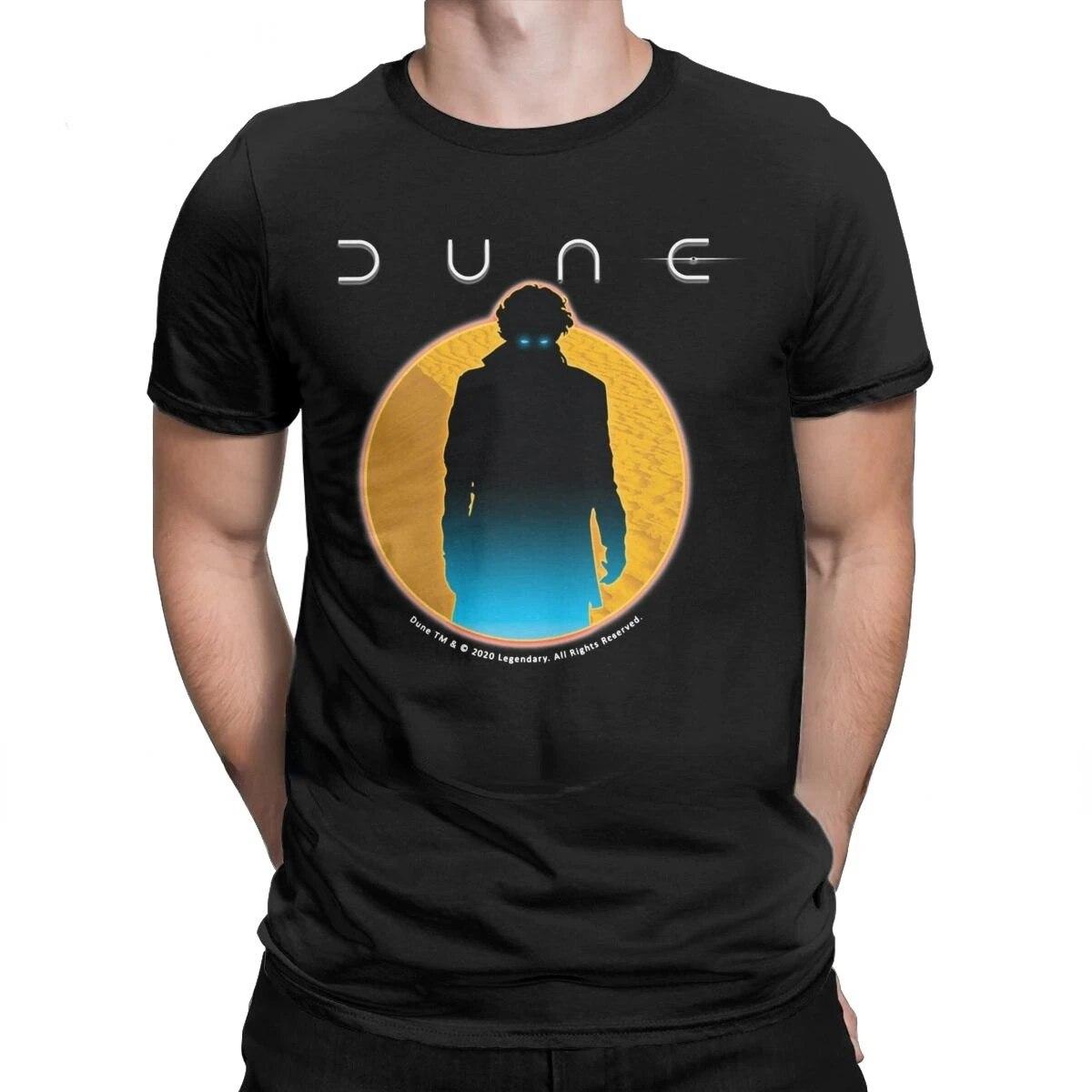 

Мужская модная футболка Dune Movie Frank Herbert, научная фантастика, повседневная футболка, унисекс, футболки с короткими рукавами, негабаритная одежда унисекс