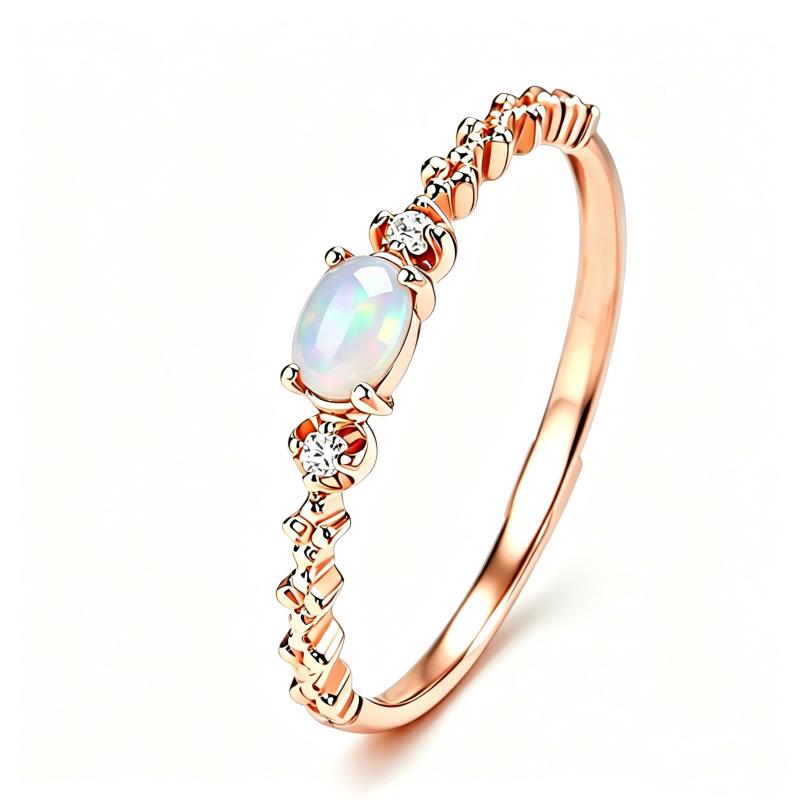 Twelve Zodiac S925 Sterling Silver Adjustable Ring with Colorful Gemstones for Women
