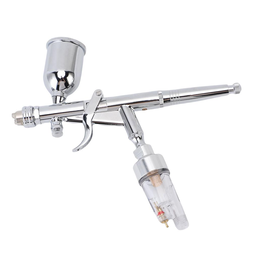 Airbrush Set Double Action Gravity Feed with 0.3mm Rapid Release Nozzle 15cc Cup Painting Drawing Art Supplies