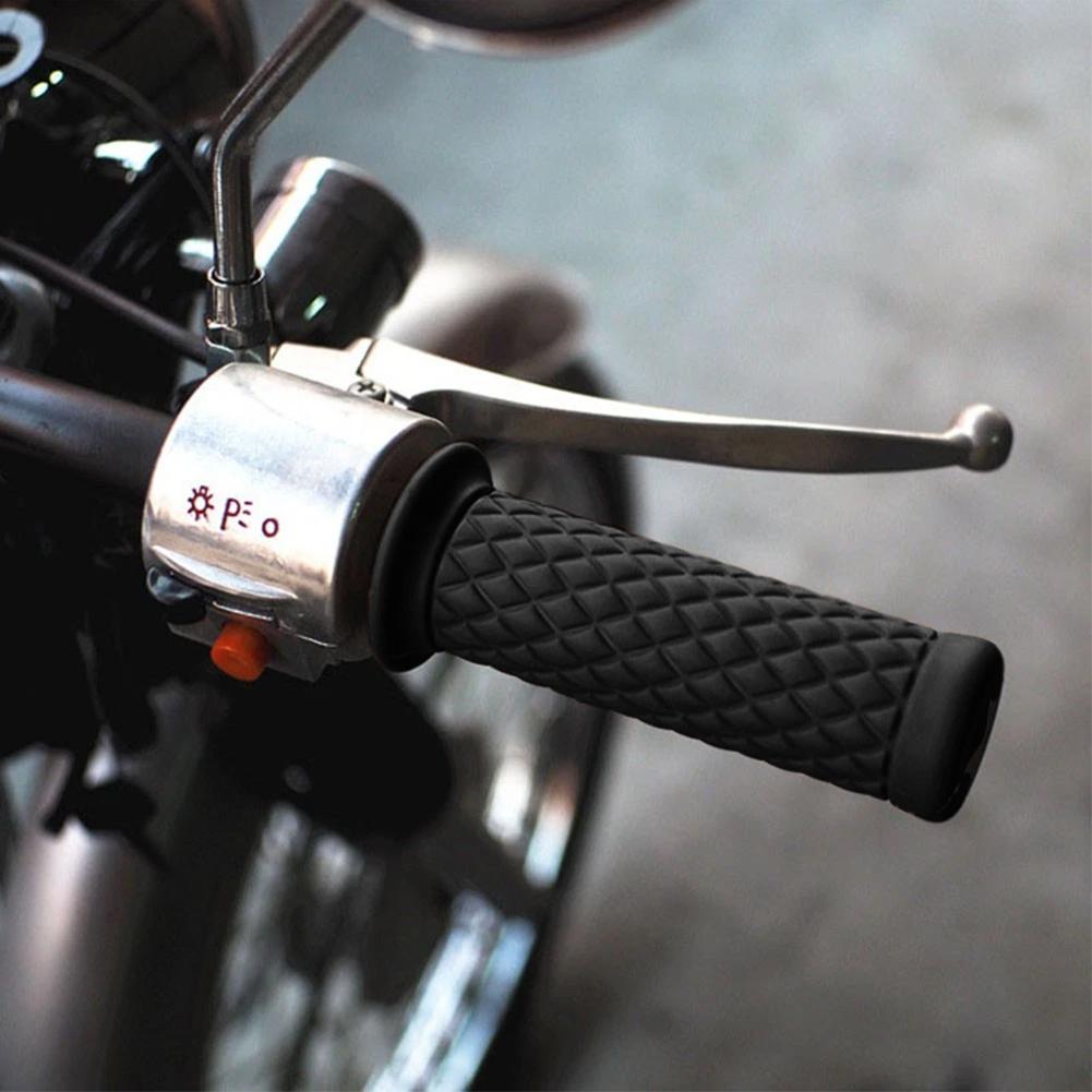 Retro Classic Motorbike Grips Handle Bar Vintage Scooter Accessories for Harley Yamaha Motorcycle Handlebar Cafe Racer Moto Grip