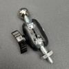 2Pcs Metal and Plastic 17.4mm Ball Heads with Lock Knob Ensuring Secure Angle Fixation in Video Recording Accessories