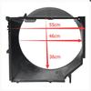 Radiator Cooling Fan Shroud Cover Black For BMW E46 330CI 325i 325CI 323i 32I 1999-2005