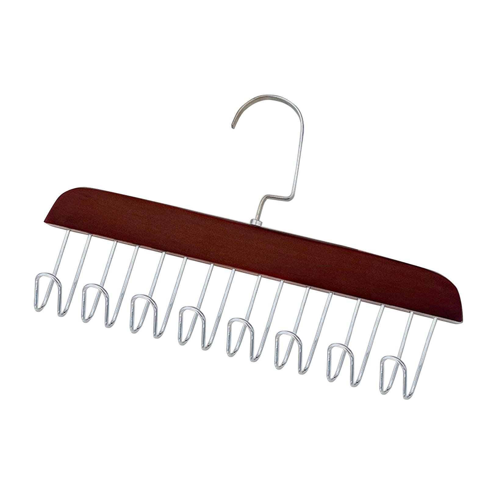 

Tank Top Bra Hanger, Tie Storage Hangers, Multi Hook Coat Rack, Space Saving Hangers, 8 Hooks Tank Top Hanger, Storage For Belts Ties, Tie Storage Rac One Size