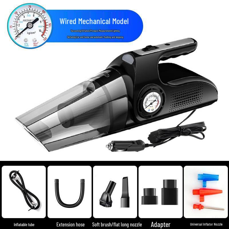 Handheld Cordless Car Vacuum: Dual Suction & Blow, Portable Pet Hair Remover