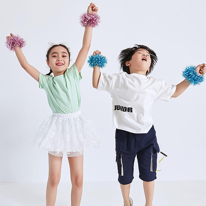2Pcs Kids Game Pom Poms Apply To Sports Game 27 Styles Practical Cheerleading Cheering Flower Ball Sports Games Bracelet