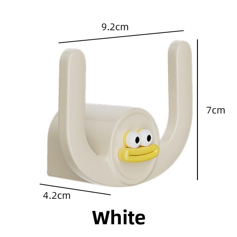 

3 шт. мультяшный рот сосиски ванная комната без отверстий настенная стойка для хранения тапочек 3 Pcs