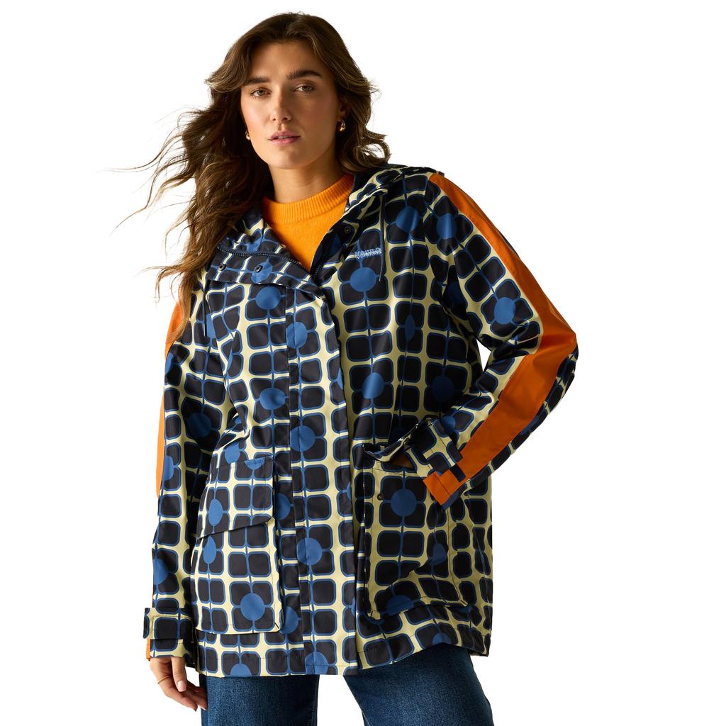 Regatta Womens/Ladies Orla Kiely Mid Length Waterproof Jacket
