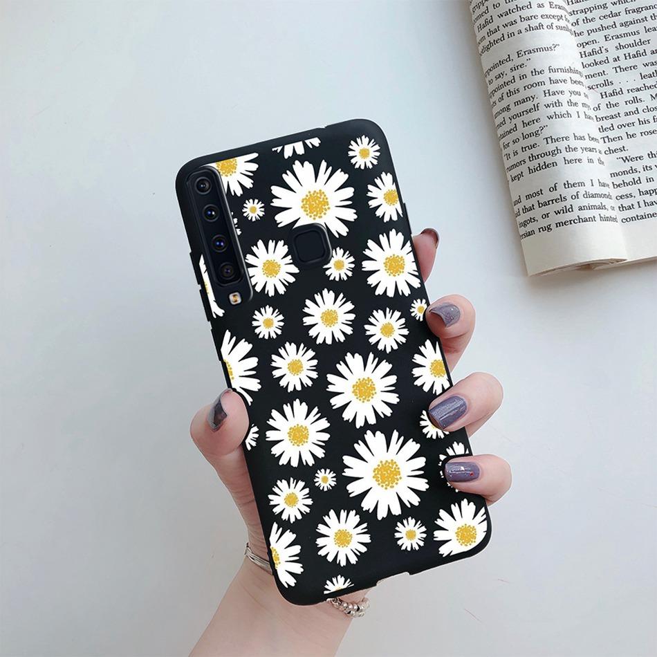 Flower Phone Case For Samsung A9 2018 A920 SM-A920F Back Cover Silicone Painted Soft Fundas for Samsung Galaxy A9 A 9 2018 Cases