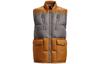 Down Vests Men's Brown Stand Collar Moderate Other 1369379-277
