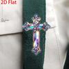 2D Cross Acrylic Brooch 1PC Clothing Accessory for Sweater Scarf Coat