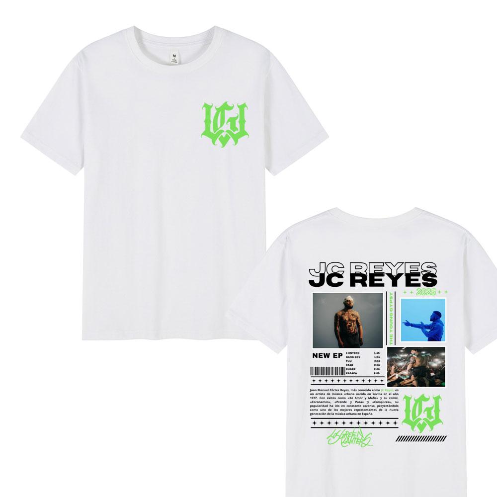 Rapper Jc Reyes Tour 2025 Graphic T Shirts Unisex Women Clothing Cotton Tshirts Oversized Summer Short Sleeves Loose Tee Shirts