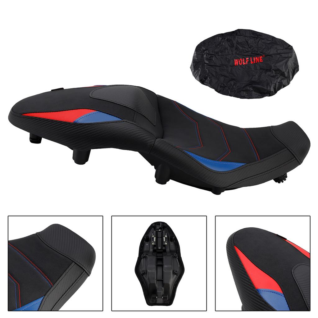 Rider Passenger Seat Front Rear Cushion Std Blue For Bmw S1000Xr 20-26 M1000Xr