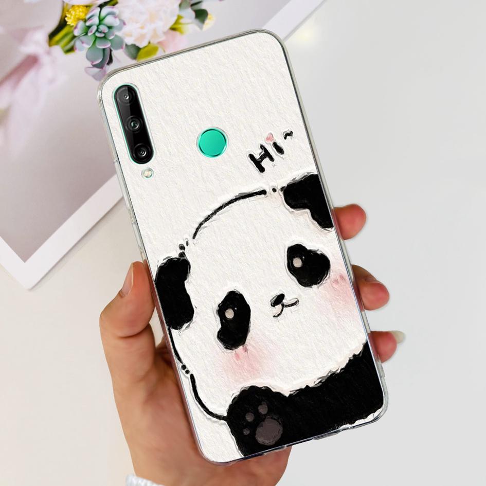 For Huawei Y7p 2020 Case Honor 9C Silicone Cover Fashion Butterfly Clear TPU Fundas For Huawei P40 Lite E ART-L28 ART-L29 Bumper