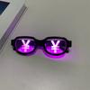 Funny Led Glowing Glasses Special Effect Luminous Glasses Cool Anime Flash Eye Glasses Sense Of Technology Eyewear For Party