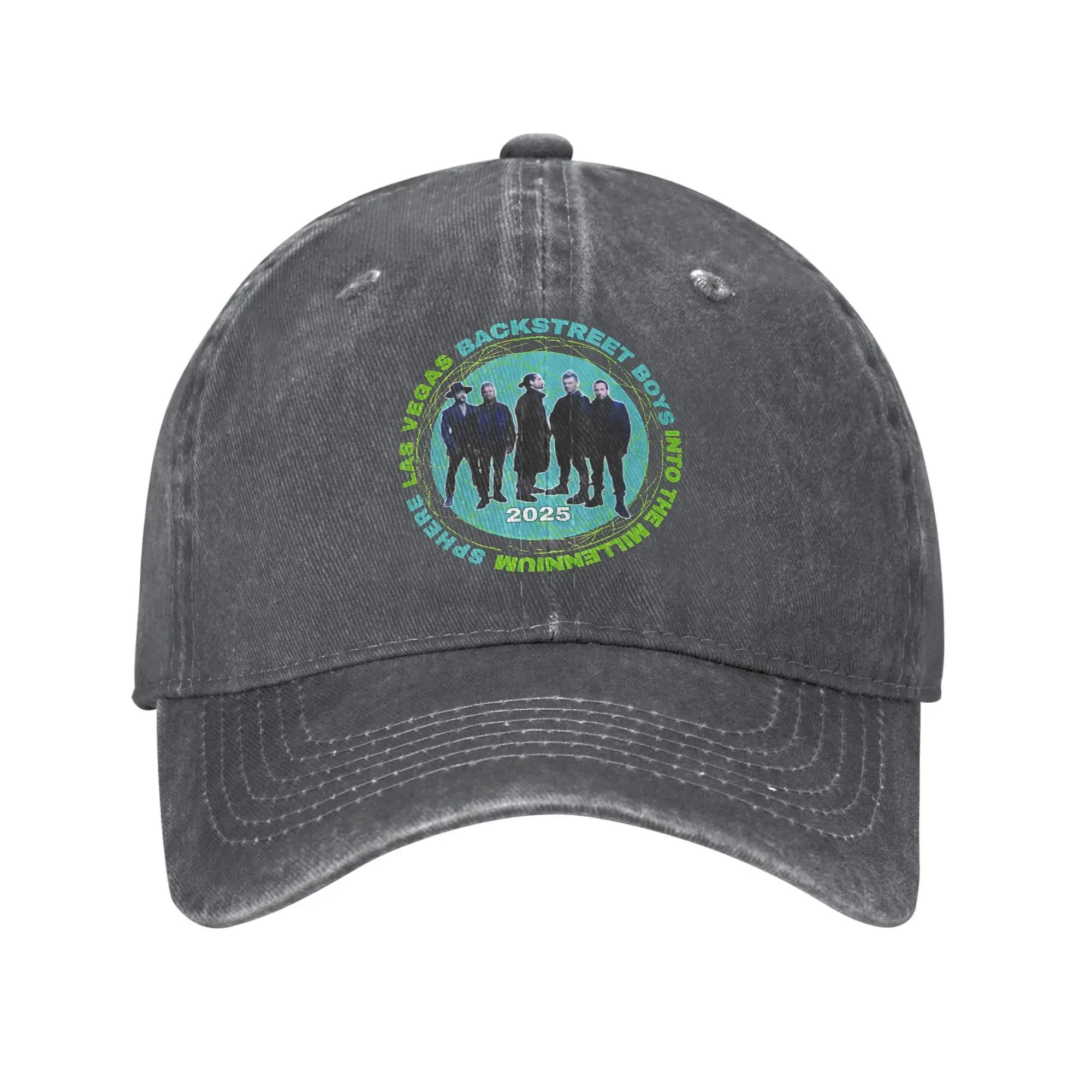 

Backstreet Boys Las Vegas Tour Men Women Baseball Cap 2025 Concert Distressed Denim Washed Caps Hat Casual Outdoor Gift Snapback Adjustable