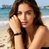 Elegant Simple Bracelet Natural Stone Beaded Bracelets Semi-Precious Gemstones Wear-resistant
