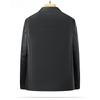 Men's Leather Jacket Middle-aged Men's Short Leather Lapel Leather Jacket High-end Padded and Thickened Jacket