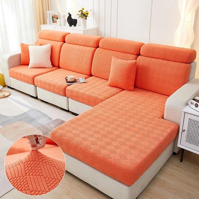 Elastic Sofa Covers for Living Room Sofa Cushion Cover Geometric Couch Cover Pets Corner L Shaped ChaiseSofa Seat Slipcover