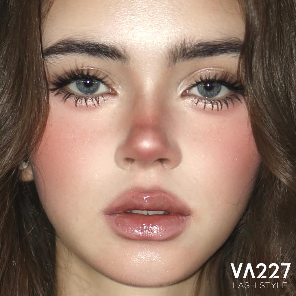 WOSHEER Selbstklebende Wimpern-Cluster Vorgeklebte Wimpern-Cluster Ohne Kleber Benötigt Wimpern Wispy Wimpernverlängerungen Einzelwimpern