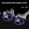 Car Door Welcome Laser Led Projector Logo Light Wireless Car Accessories For Model 3 Model X Y Style Roadster MODEL S