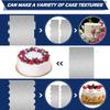Saw Tooth Edge Decorating Contour Comb Triming Stainless Steel Cake Scraper Multifunctional   DIY