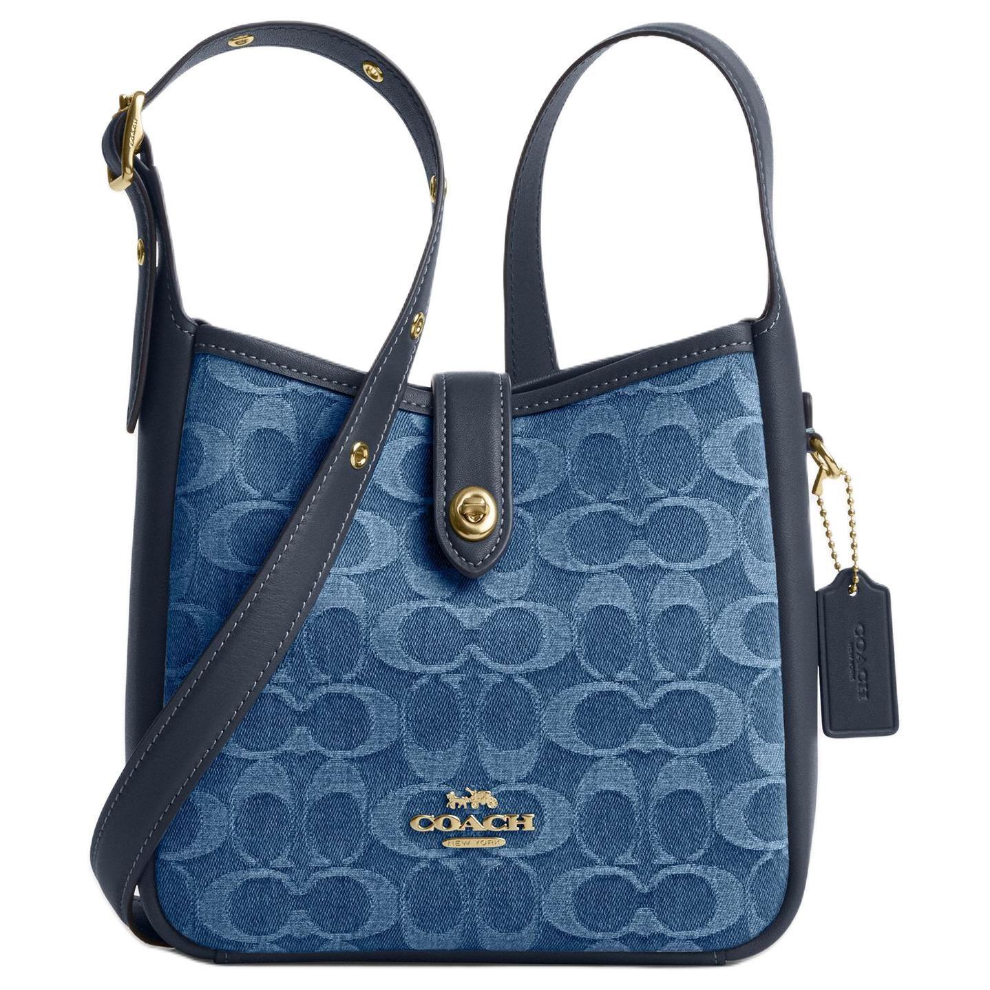 COACH Hadley Fabric With Cow Leather