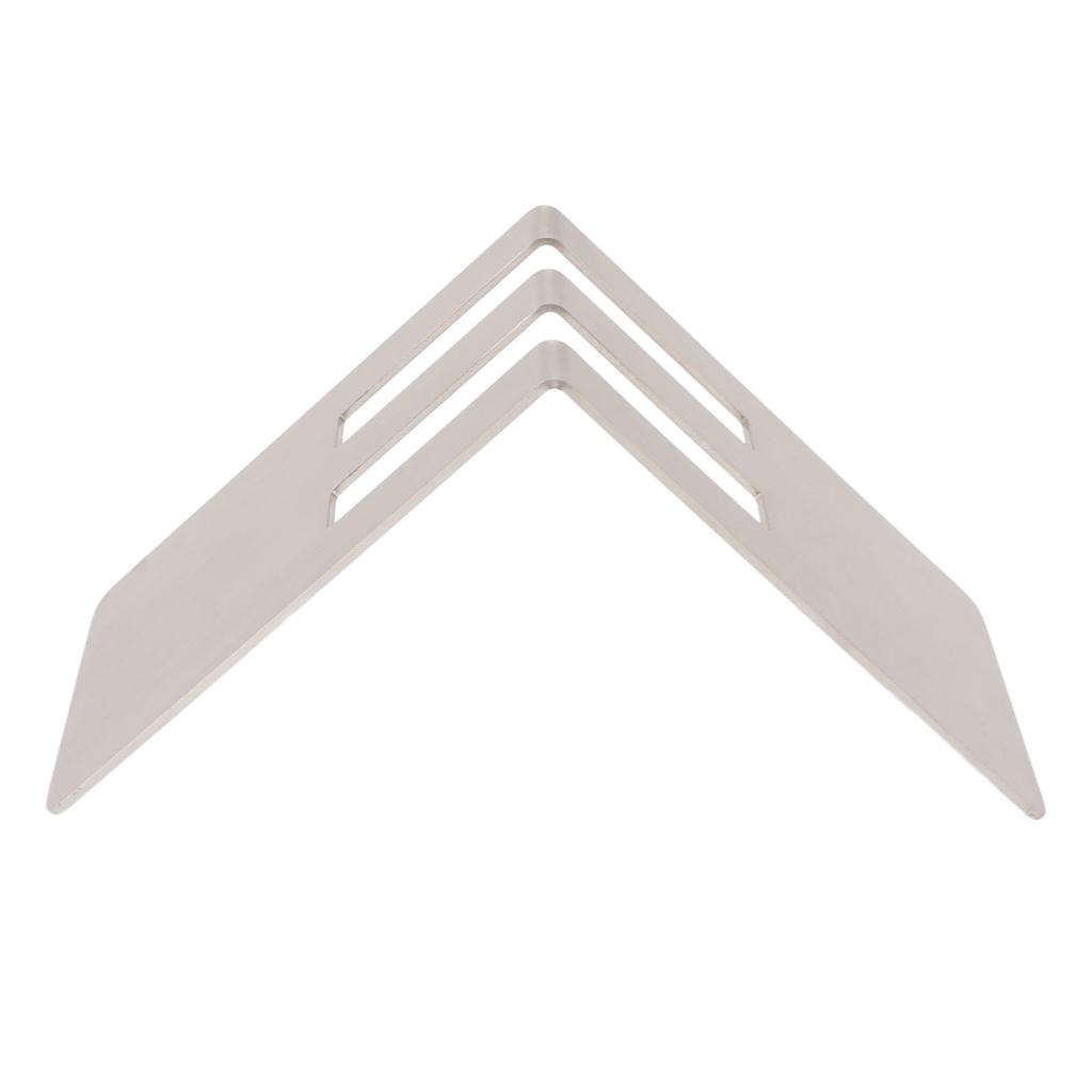 V Shaped Coffee Filter Paper Holder V Type Dual Capacity Stainless Steel Cone Coffee Filter Paper Holder Double Groove