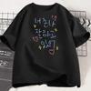 Funny Korean Quote Black Tees You're Great Prints for Casual Streetwear Harajuku