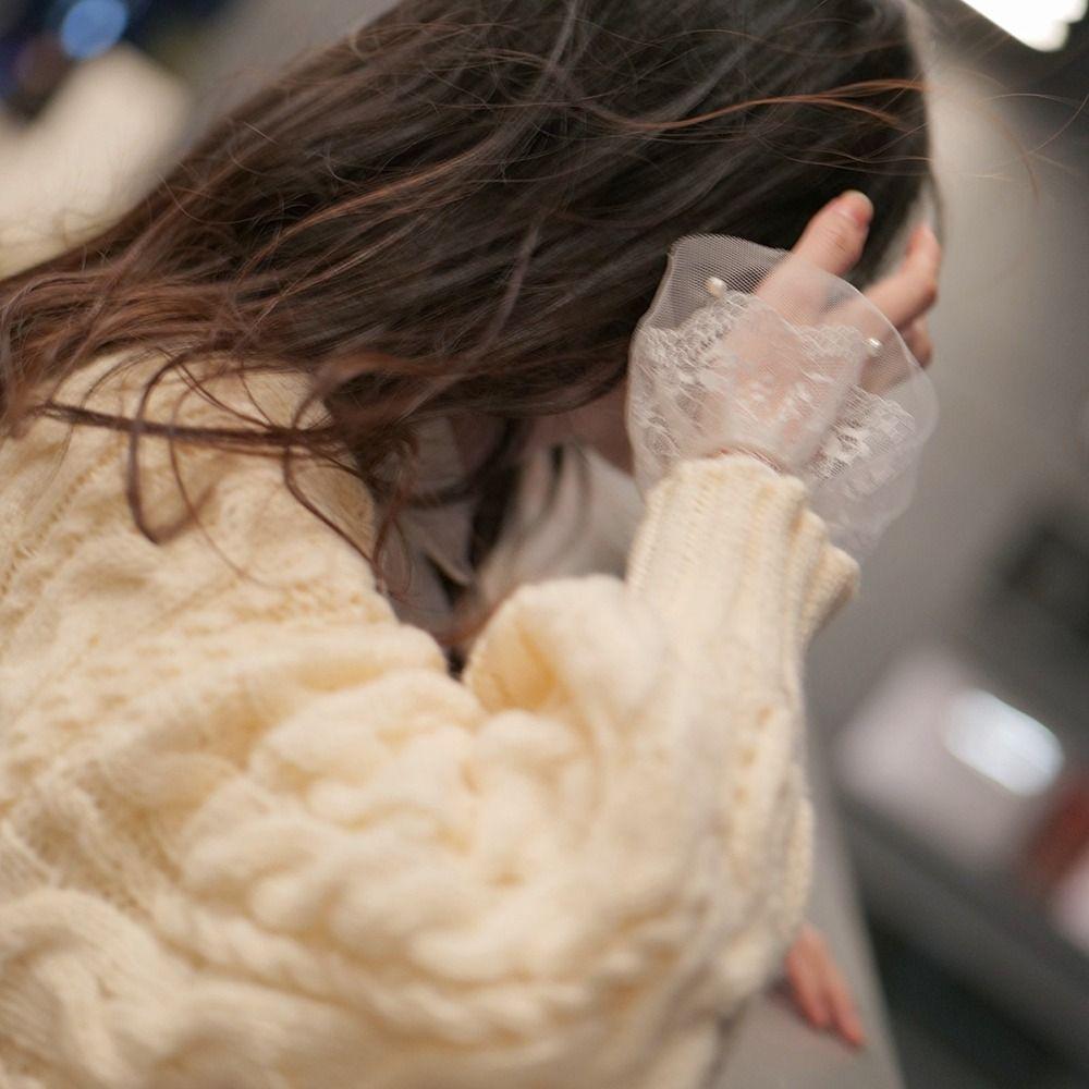 Lace Detachable Sleeve Cuffs  Lace Cuffs Scar Cover Fake Sleeve  Spring Autumn