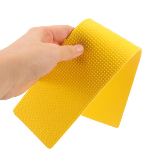iplusmile 10-Piece Tennis Line Marker Set, 345mm x 70mm, Yellow, Training Equipment, Non-Slip Flat Markers, Soccer, Pickleball Court Tape, Court Line