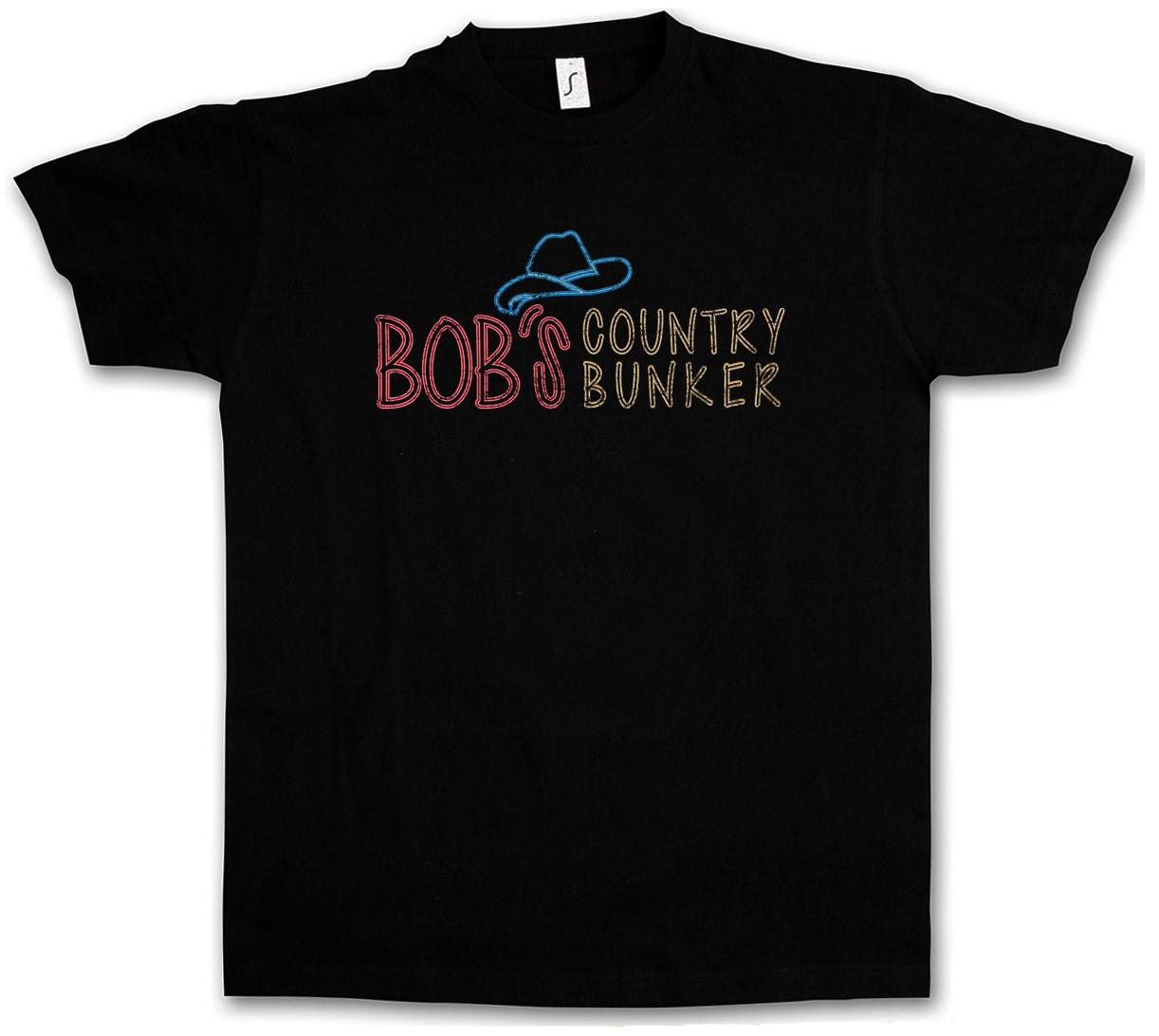 Bob Country Bunker T-Shirt Blues Bar Club Brothers Symbol I Sign Logo The M