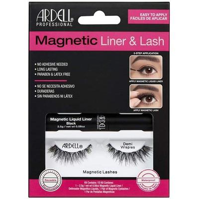 Umělé řasy - Ardell - DEMI WISPIES - Rychlá aplikace - Gelová oční linka - Štěteček součástí