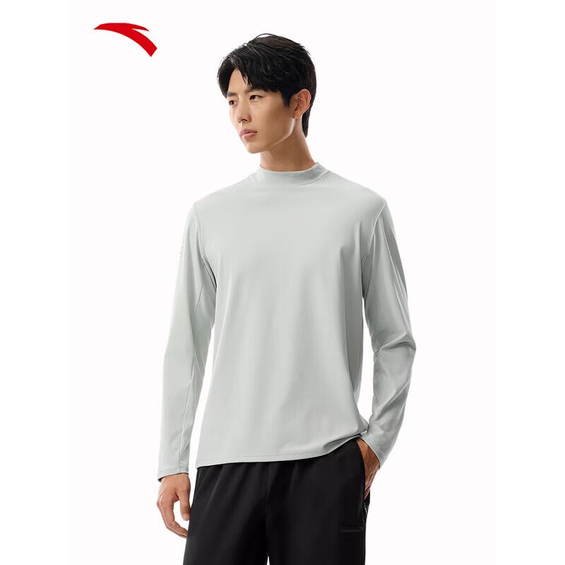 ANTA Men s Zero Pressure Fleece Lined Half-High Neck Long Sleeve T-Shirt 2XL