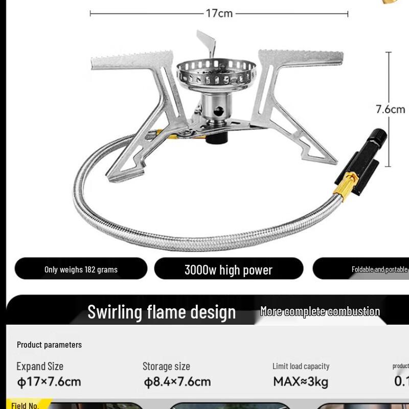 Black Deer Dragon Flame Portable Camping Stove