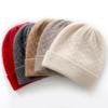 Spot European and American autumn and winter new cashmere hats men's and women's casual cold hats warm wool hats
