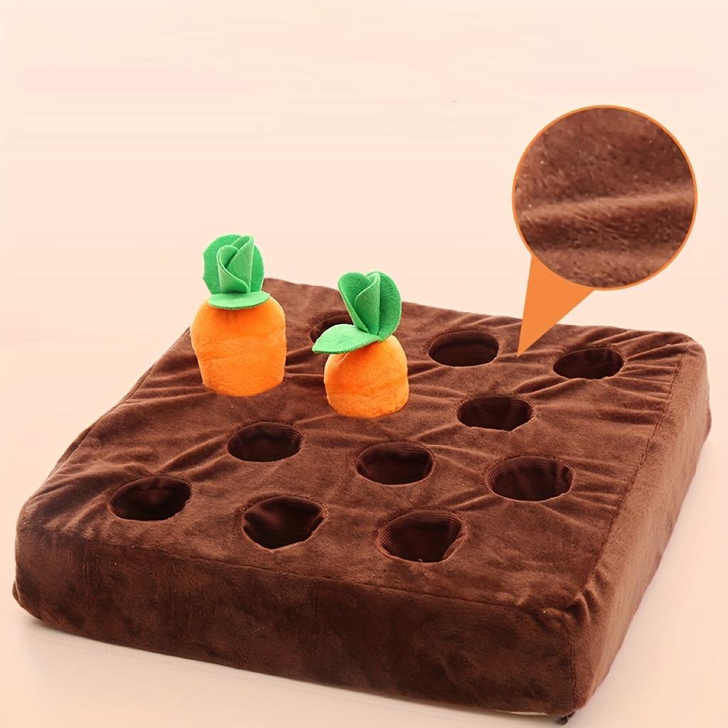 Interactive Plush Carrot Mat for Dogs - Mental Stimulation and Fun Enrichment Toy