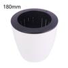 Automatic Self-Watering Round Plastic Plant Flower Pot Garden Decors Home Office