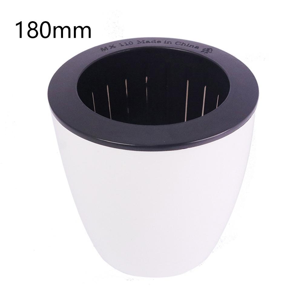 Automatic Self-Watering Round Plastic Plant Flower Pot Garden Decors Home Office