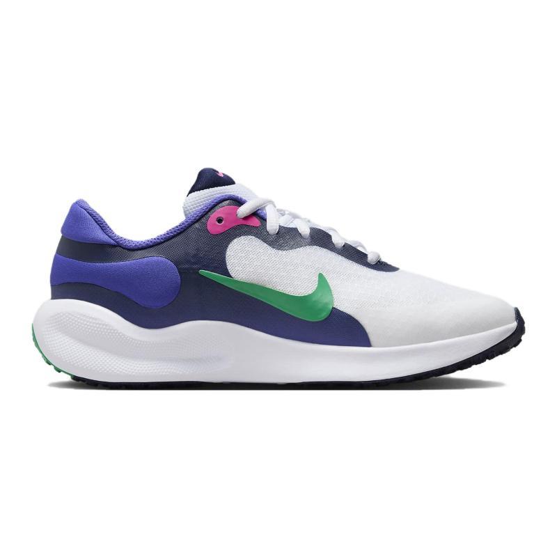 Nike Revolution 7 GS 'Midnight Navy Stadium Green' Sneakers FB7689-101
