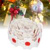 4 Yards Red Printing Polyester Lace Accessories  Gift Wrapping Tape Christmas Tie Ribbon Festival