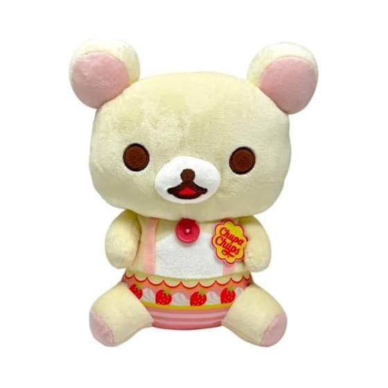 Rilakkuma Chupa Chups Plush Toy BIG Large Cushion Mascot Approx. 25cm (Korilakkuma)