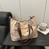 Nylon Tote Bag For Women With Zipper Closure And Cell Phone Pocket For Daily Casual Use
