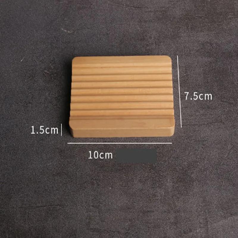 Săpuniere din Lemn Natural cu Drenaj, Suport Farfurie, Suporturi Tip Cutie, Duș, Săpunuri pentru Spălarea Mâinilor, Suport YLE055