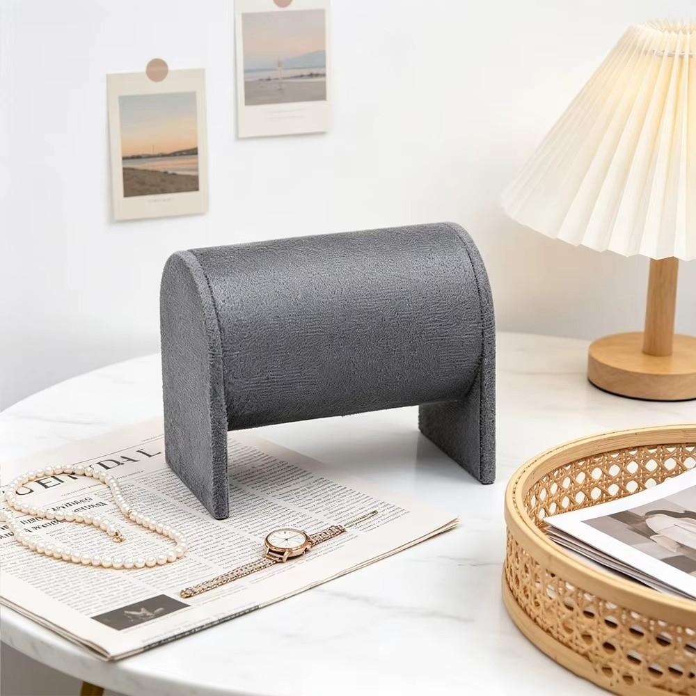 Small Pillow Shape Jewelry Display Stand Leather Headband Necklace Display Props  Accessory Storage