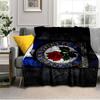 Rovers Crest Football Club Bedruckte Decken Weiche Flanelldecken für Sofa Bett Geschenke für Männer Frauen Picknickdecke Weihnachtsgeschenke